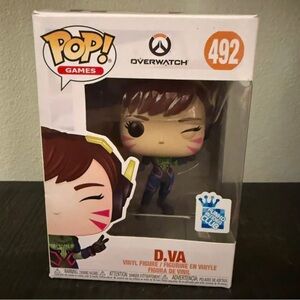 Funko Pop! Overwatch D.Va Figure with Pink Accents